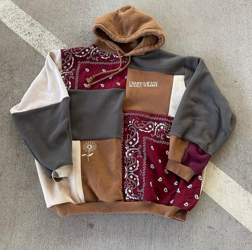 Chaosmic Patchwork Hoodie Collection - Image 2